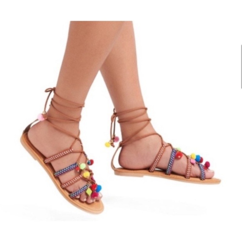 Mossimo Bohemian Wrap Sandals